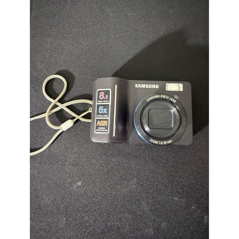 Samsung S850 Digital Camera 8.1MP‎ Black Good 5x Zoom ASR
